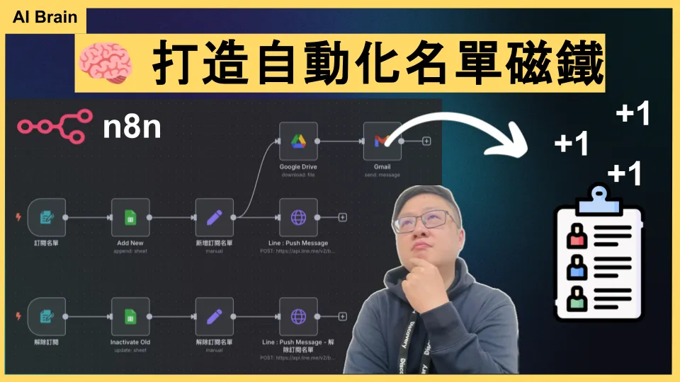 n8n 表單名單磁鐵