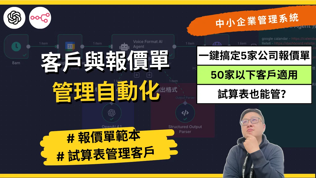 n8n 報價單自動化